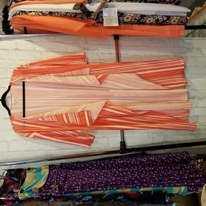 Lularoe Shirley kimono with angel sleeves